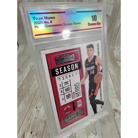 2020-21 Panini Contenders Tyler Herro Season Ticket Miami Heat #4 - Picture 3 of 5